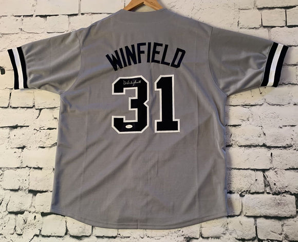 Dave Winfield Signed Autographed New York Yankees Baseball Jersey (JSA COA)